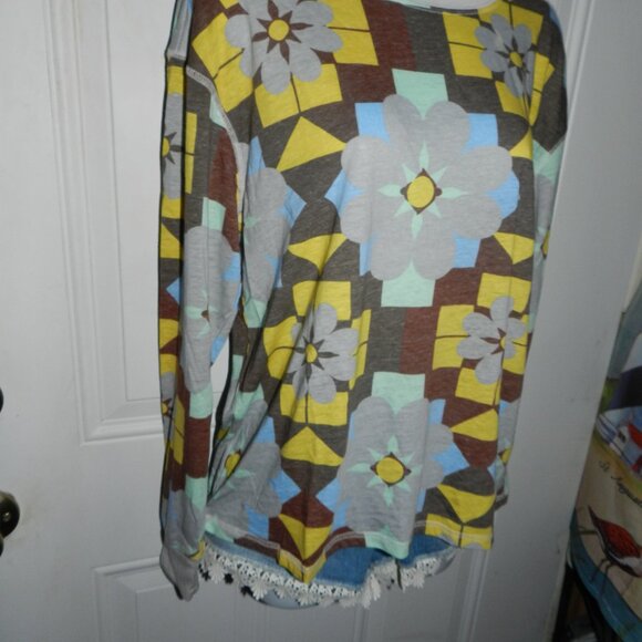 Free People Movement Keep Rolling Printed Long-Sleeve Women's S🆕⌚📦🏃💨🚚 - Picture 5 of 16